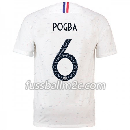 Fußballtrikots Frankreich Pogba 6 Auswärts Trikotsatz WM 2018